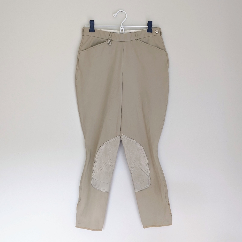 🇩🇪 Pikeur Victory Side Zip Breeches With Knee Patches Made In Germany